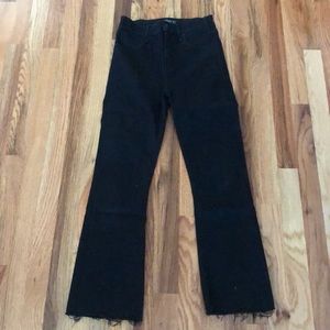 NWOT A&F High Rise Flare Crop
